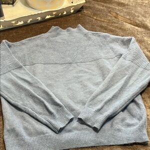 Shein Light Blue MockNeck Sweater, Sizw Small